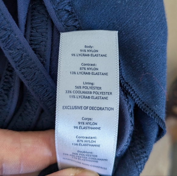 Ivivva Bodysuit Size 6 navy (Lululemon Kids) - Picture 8 of 8